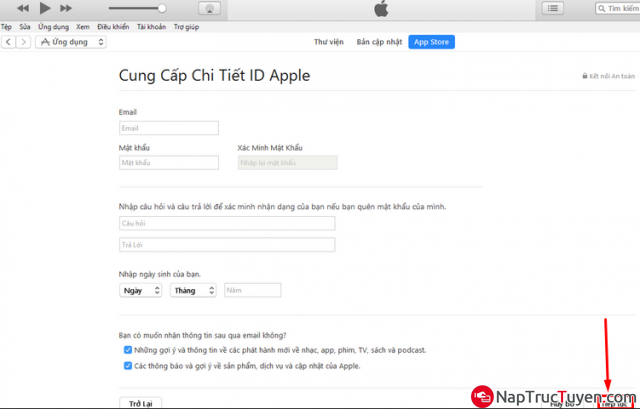 Tạo tài khoản iCloud - Apple ID Free nhanh gọn mà không cần thẻ VISA, MASTERCARD + Hình 9
